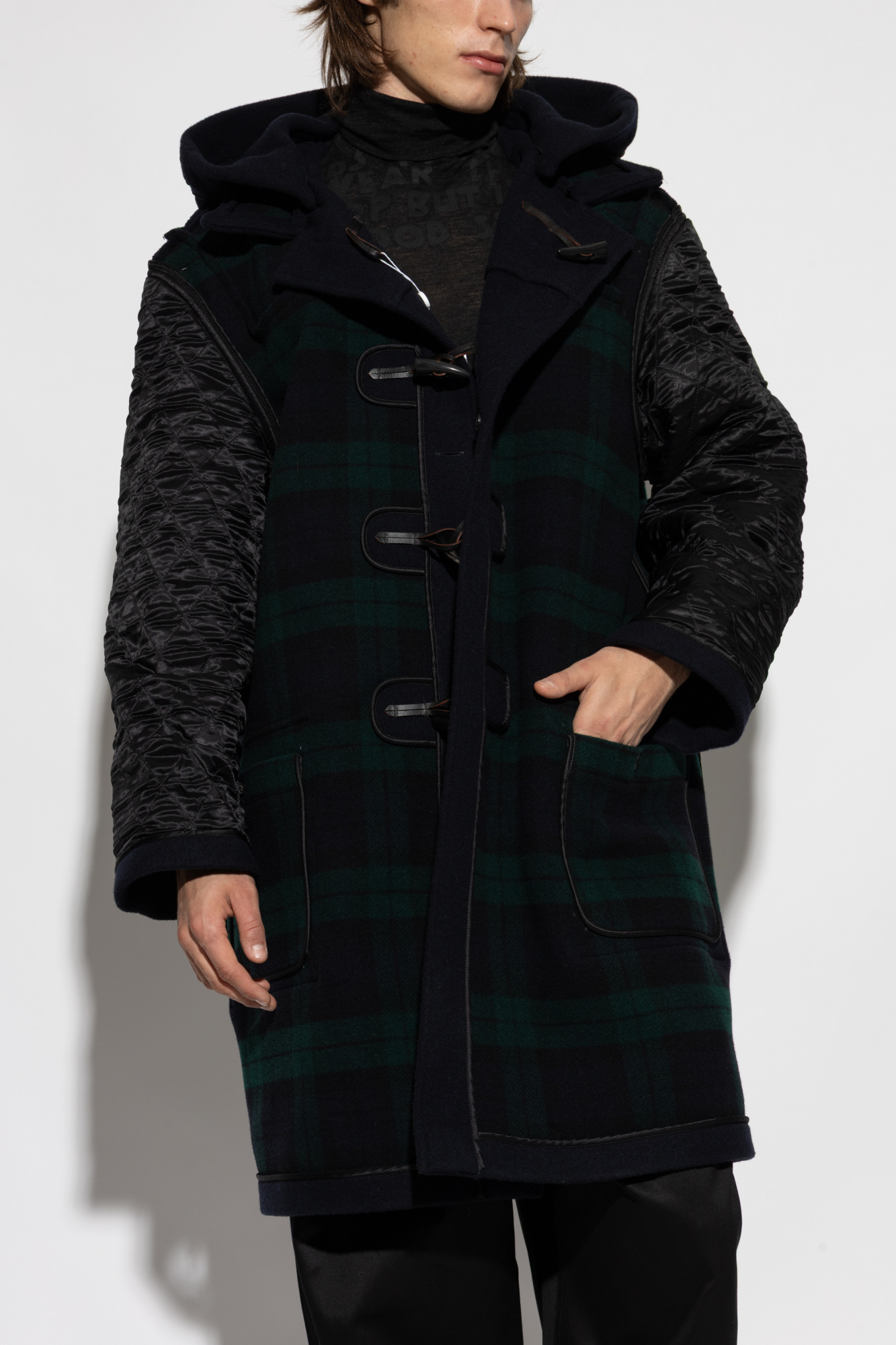Navy blue Double-sided wool coat Maison Margiela - Vitkac Canada